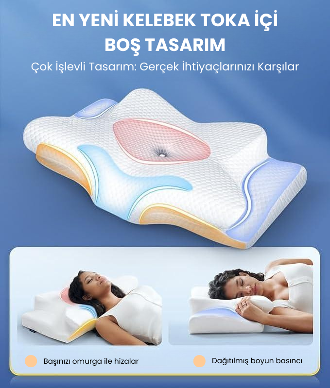 ThePillow Türkiye® Hafızalı Köpük Boyun Yastığı